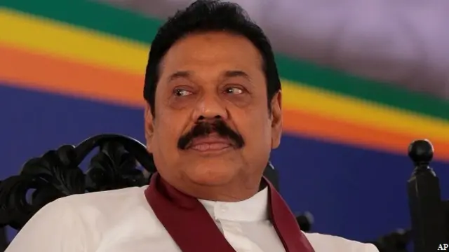 श्रीलंका के राष्ट्रपति महिंदा राजपक्षे