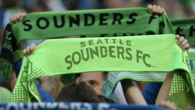 Seattle Sounders ialah salah satu klub MLS yang memiliki basis pendukung yang besar.