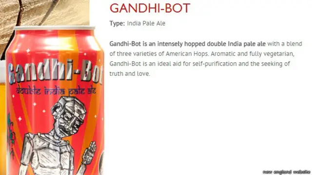 عرضی داخل کرنے والے کا کہنا ہے کہ بیئر کے کین پر گاندھی کی تصویر اور ان کی تفصیل، بھارتی قوانین کے تحت قابل سزا جرم ہے
