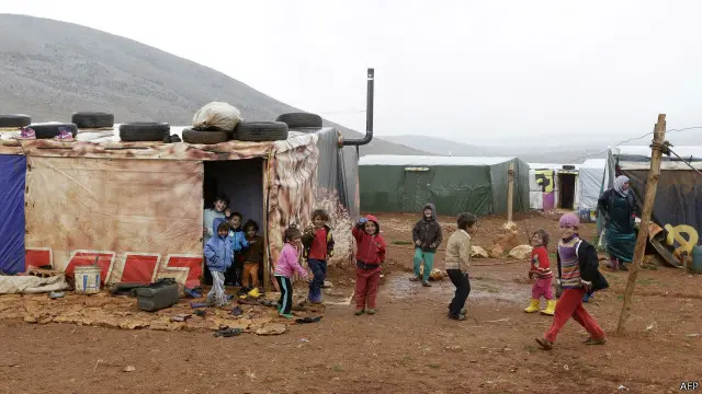 Trại tỵ nạn cho người Syria ở Lebanon