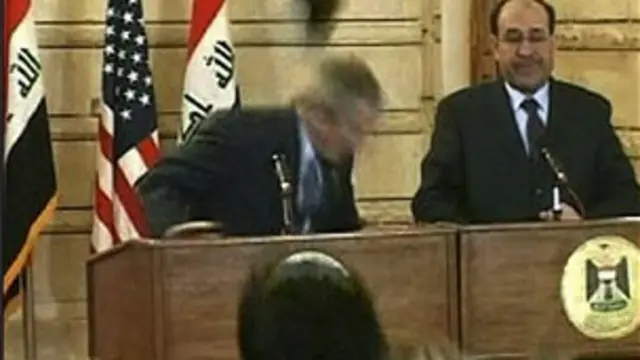 बुश पर जूता