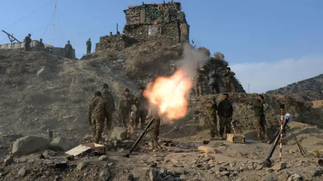 پاکستان کی سرحد سے متصل افغانستان کے سرحدی صوبے کنڑ میں افغان نیشنل آرمی کا طالبان کے خلاف آپریشن جاری ہے