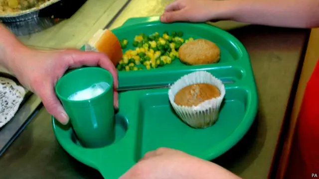 Makan siang di sekolah Skotlandia