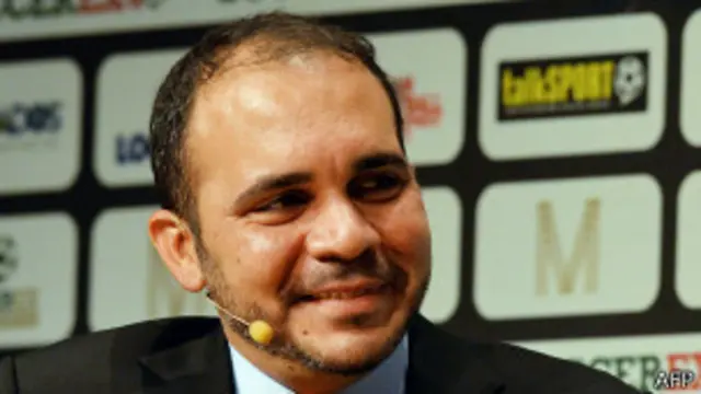 Al Hussein es presidente de la Federación Jordana de Fútbol desde que tenía 23 años.