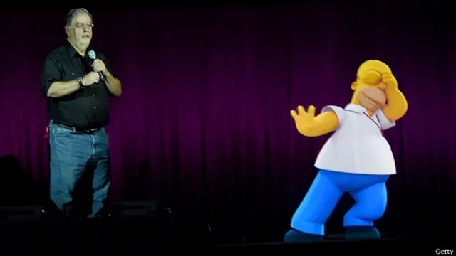 Мэтт Грейнинг и его Гомер Симпсон