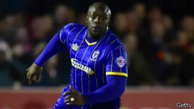 Akinfenwa anotó un gol en la derrota de Wimbledon 2-1 frente a Liverpool.