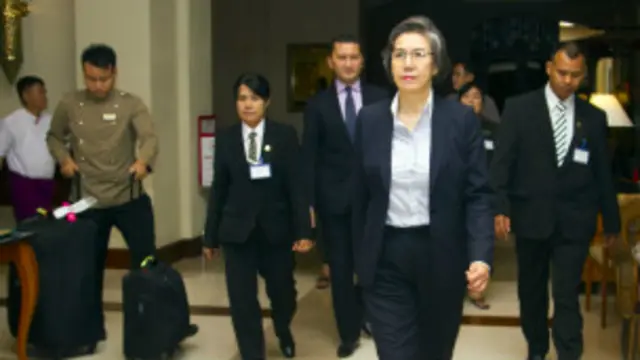 မြန်မာ နိုင်ငံမှာ ကုလသမဂ္ဂ လူ့ အခွင့် အရေး ရုံး မဖွင့် နိုင်သေး တာကြောင့် ကိုယ်စားလှယ် ဆက်ထားရှိ နေရတာ ဖြစ်