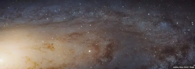 واشنگٹن یونیورسٹی کی پروفیسر جولیئن ڈیلکینٹن نے بتایا کہ اینڈرومیڈا کہکشاں چاند سے بڑی ہے