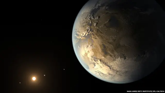 Impresión artística del Kepler 186f. NASA Ames/SETI Institute/JPL-Caltech.