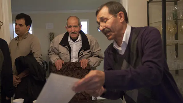 نعمت الله عبادی راد جزو آخرین گروه منداییانی است که وارد خاک امریکا شده اند