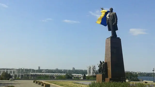 Запорожье, памятник Ленину