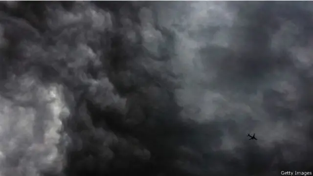 Самолет и облака