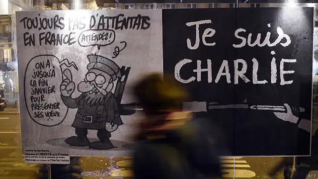 Serangan terhadap kantor Charlie Hebdo membangkitkan gerakan "Saya Charlie" di seluruh dunia, termasuk Indonesia