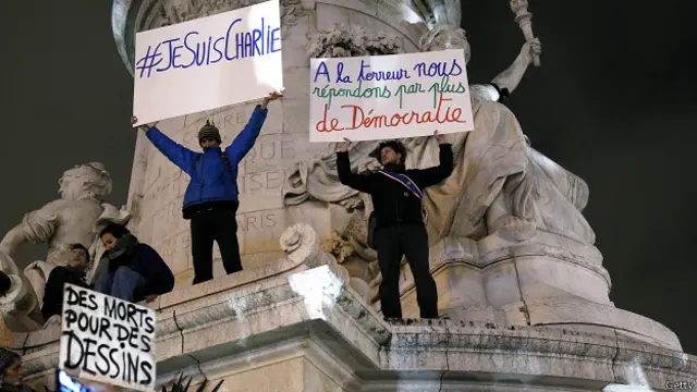 Manifestaciones en repudio al ataque en contra de Charlie Hebdo