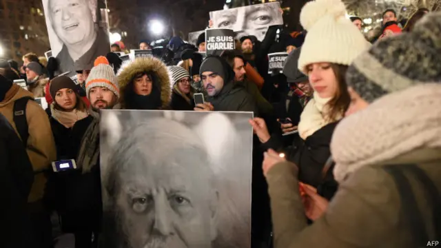 पेरिस हमला, मीडिया