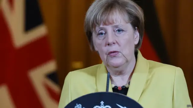 默克尔访问英国