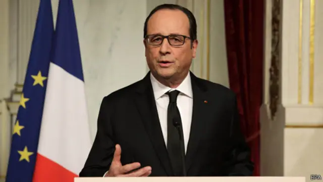 اولاند: آزادی همیشه از توحش نیرومندتر است