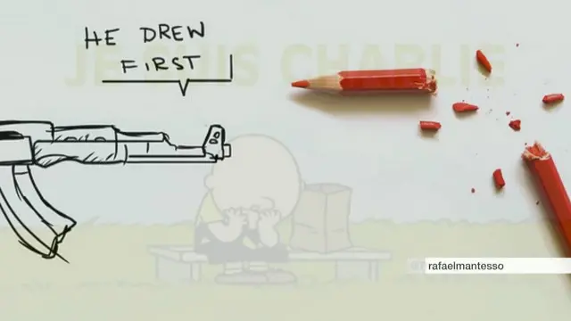 Nghệ sỹ khắp thế giới vẽ tặng Charlie Hebdo