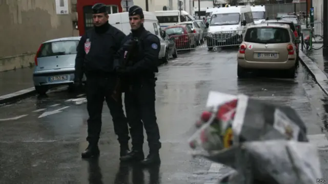 Полицейские в Париже