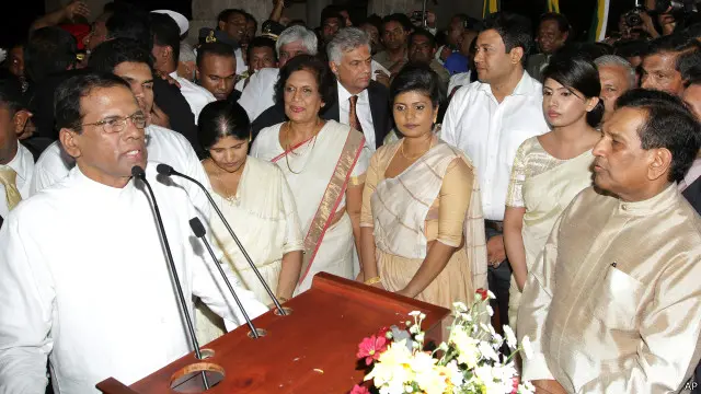 sri lanka, president, maithripala sirisena, rajpakshe