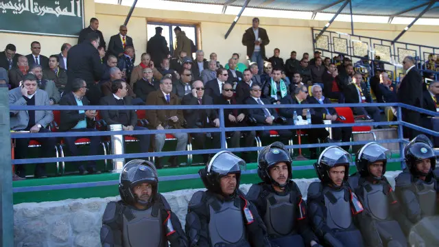 أقيمت المباراة وسط إجراءات أمنية مشددة.