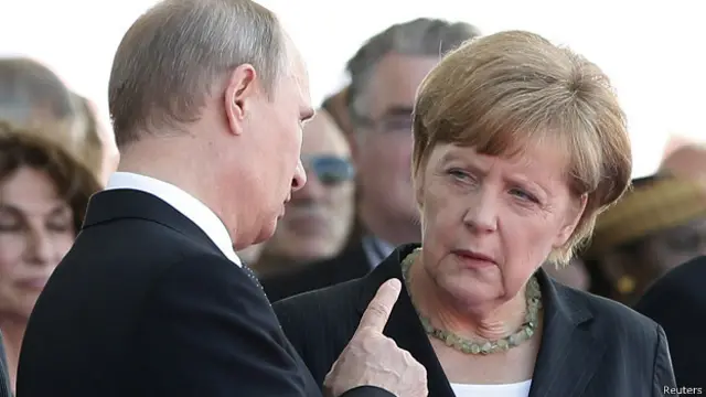 Путін і Меркель