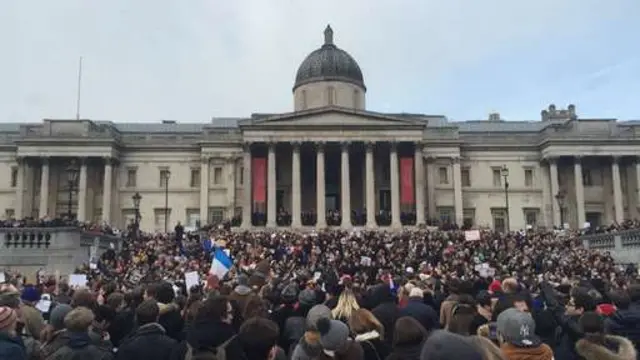 伦敦特拉法加广场