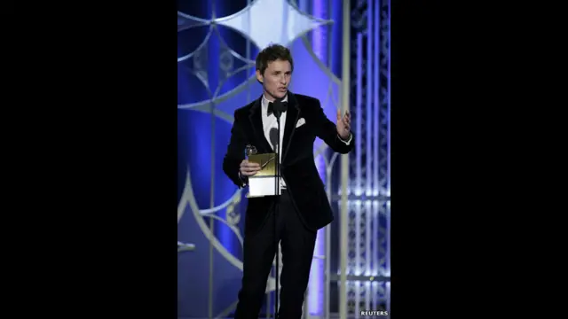 Эдди Редмэйн на вручении премии