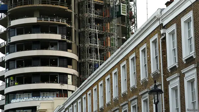 Строительство в центре Лондона