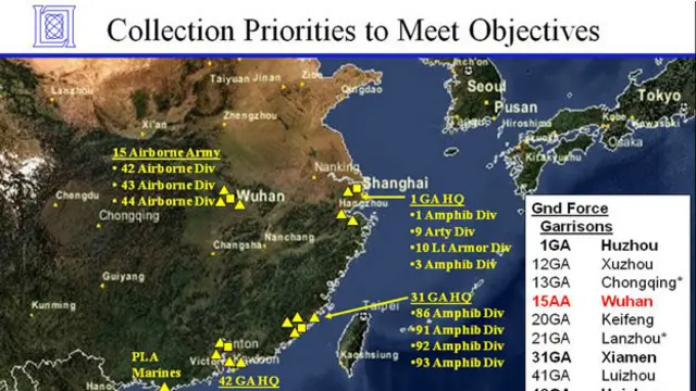 Карта, опубликованная на взломанном "Твиттере" Пентагона