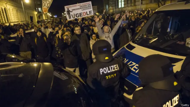 Марш в Дрездене