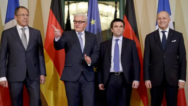 Сейчас в "нормандской четверке" министров - новый представитель Франции: архивное фото