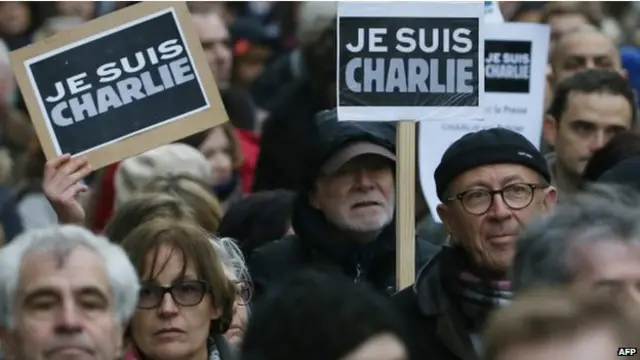 Демонстрация в поддержку журналистов