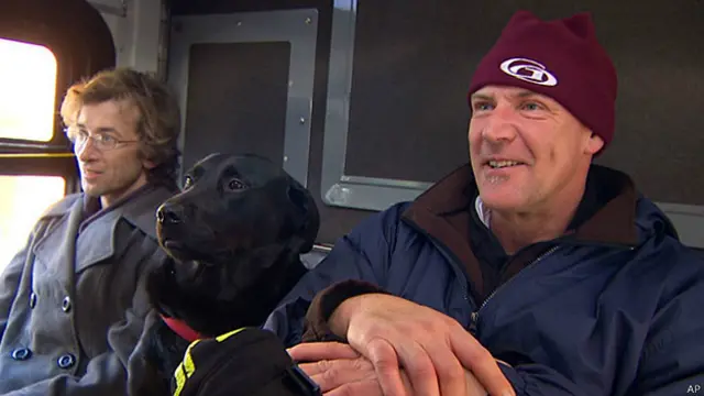 Eclipse, perro labrador de Seattle