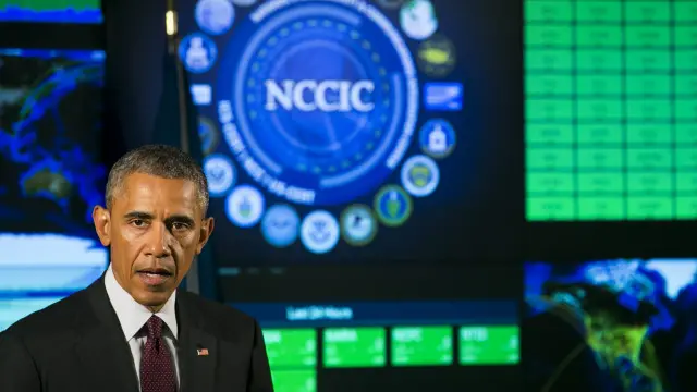 براک اوباما نے ورجینیا میں سائبر سکیورٹی سینٹر میں تقریر کرتے ہوئے سائبر سکیورٹی کو بہتر بنانے کی ضرورت پر زور دیا