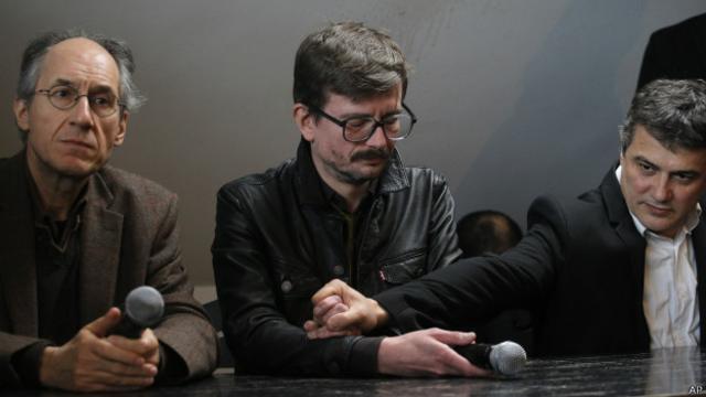 Журналисты Charlie Hebdo 