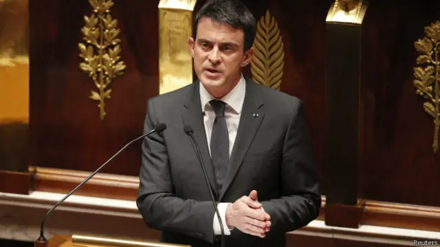 法国总理 曼纽尔•瓦尔斯