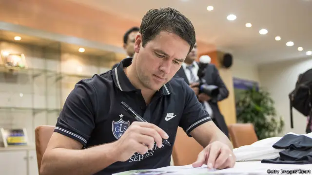 Micheal Owen trong một sự kiện ở Kuala Lumpur hồi tháng 10/2014