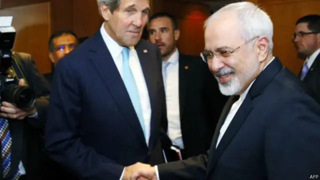 ایرانی وزیرِخارجہ نہ منگل کے روز سوئٹزر لینڈ اپنے امریکی ہم منسب سے ملاقات کی