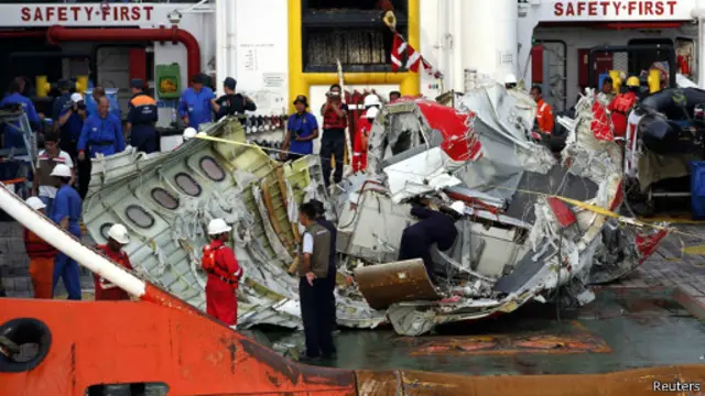 Bagian ekor pesawat AirAsia QZ 8501 telah diangkut dari perairan Selat Karimata beberapa waktu lalu.