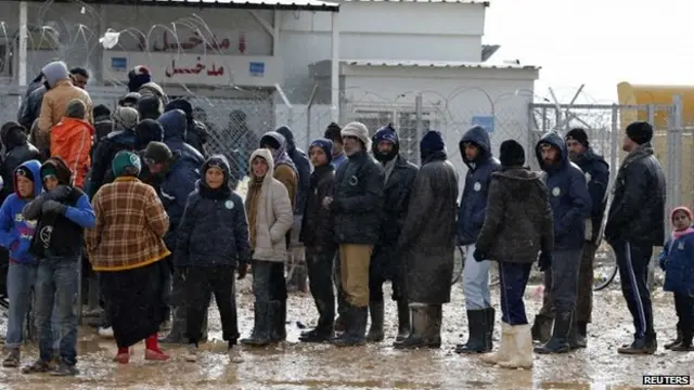 يعتمد الكثير من اللاجئين السوريين على المعونات للحصول على الغذاء