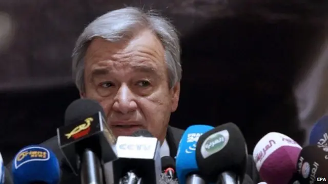 ناشد غوتيريس المجتمع الدولي المساعدة