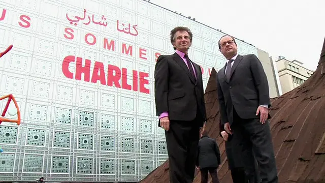 تحدث الرئيس الفرنسي في معهد العالم العربي في باريس الخميس.