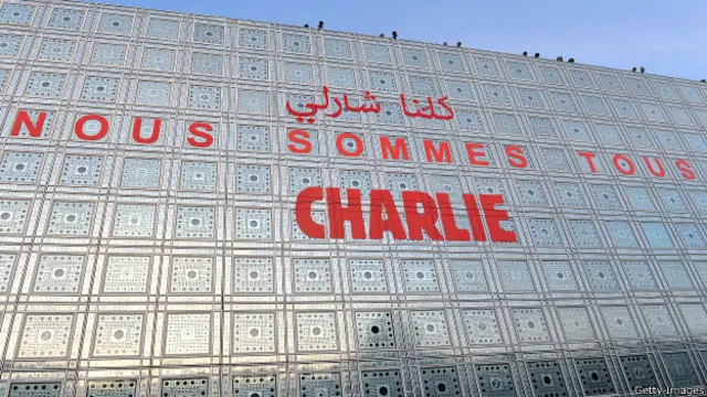 Фасад Института арабского мира в Париже