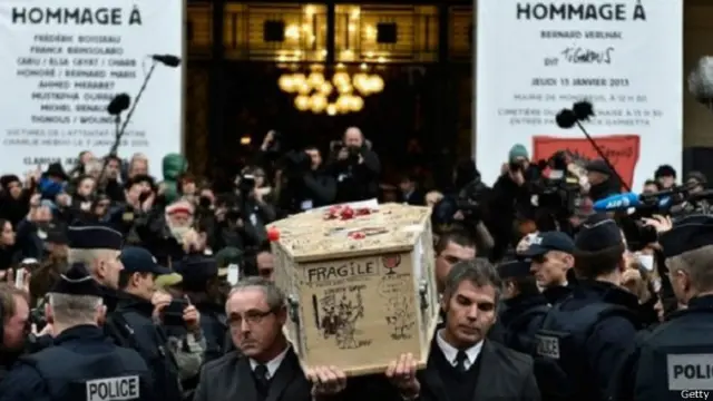 Tang lễ cho các nạn nhân vụ tấn công tòa báo Charlie Hebdo