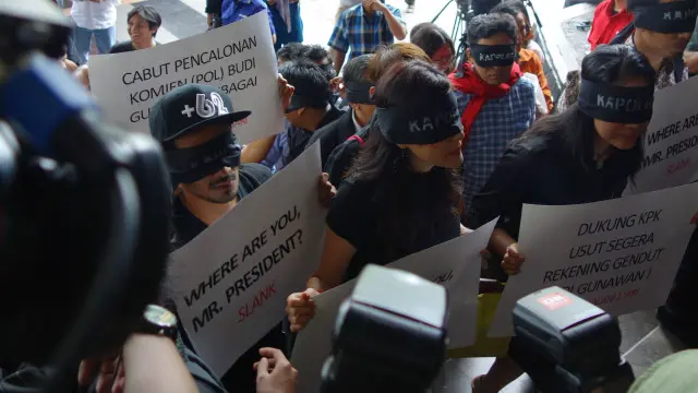 Relawan yang dulu membantu Jokowi siap turun ke jalan jika Budi Gunawan dilantik.