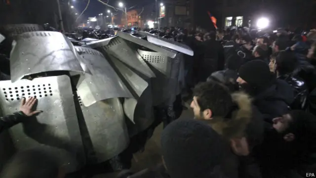 Столкновения в Гюмри