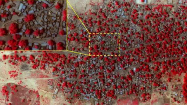 Kerusakan yang ditimbulkan oleh penyerangan Boko Haram ditangkap oleh foto-foto satelit.