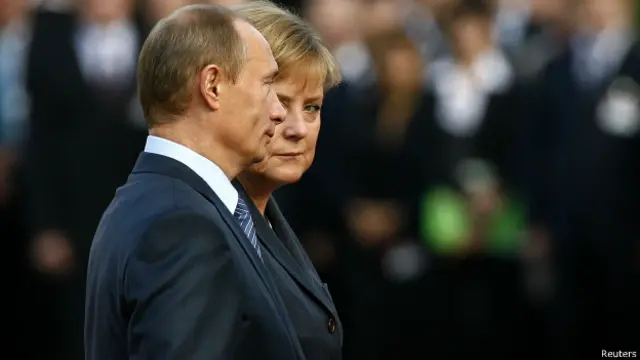 Путін і Меркель