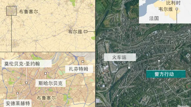 警方在布魯塞爾周邊一些地方展開行動